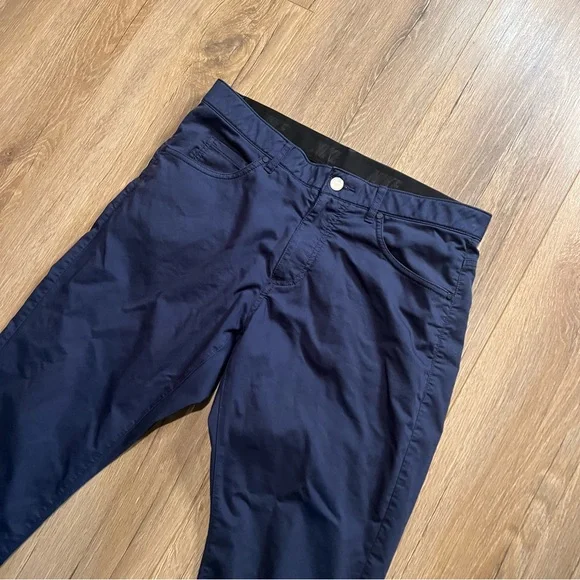 Nike Golf 5 Pocket Slim Flex Pant Men’s Navy Blue Pants Athletic Dri Fit 30 x 30 - Picture 2 of 8